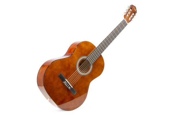 pack guitare classique bois naturel