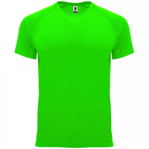 T-shirt ver fluo maille