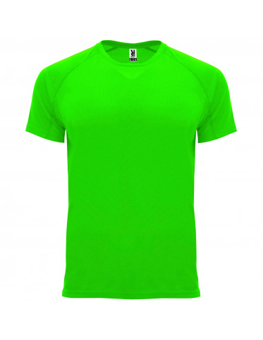 T-shirt ver fluo maille