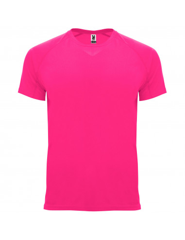 T-shirt rose fluo polyester