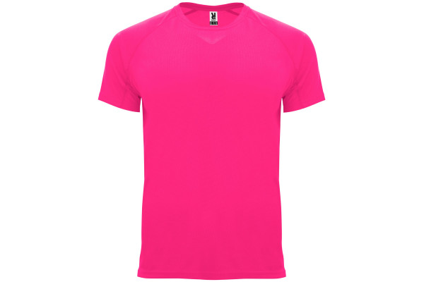 T-shirt rose fluo polyester