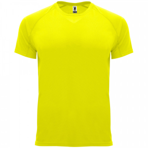 T-shirt jaune manche courte
