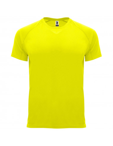 T-shirt jaune manche courte