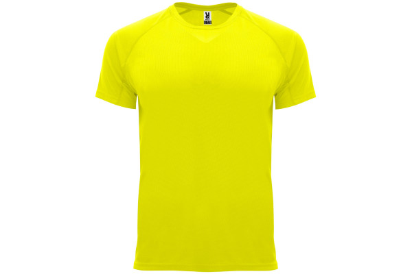 T-shirt jaune manche courte