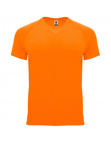 T-shirt manche courte orange fluo