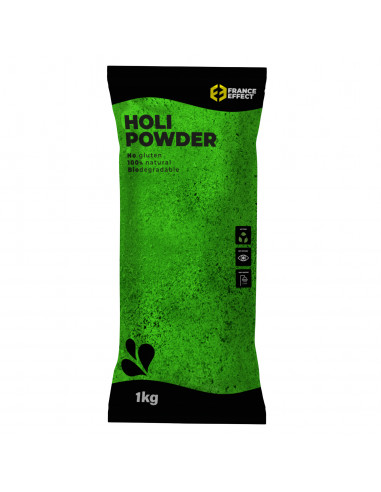 poudre holi vert