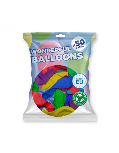 ballons multicolore