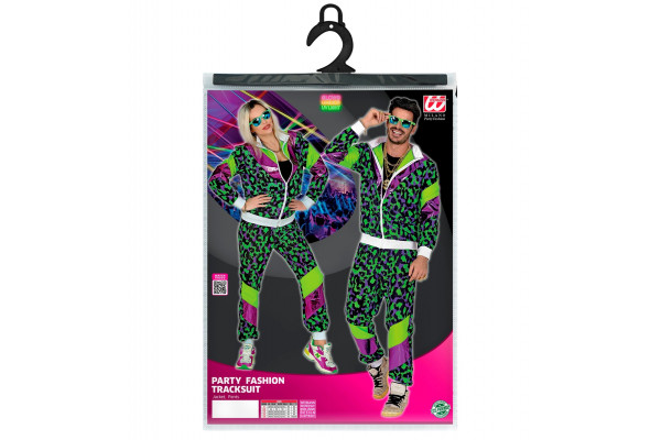 Déguisement survêtement Fluo Année 80 Party Animal homme et femme