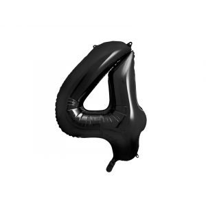 ballon chiffre 4 noir