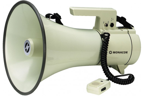 megaphone blanc