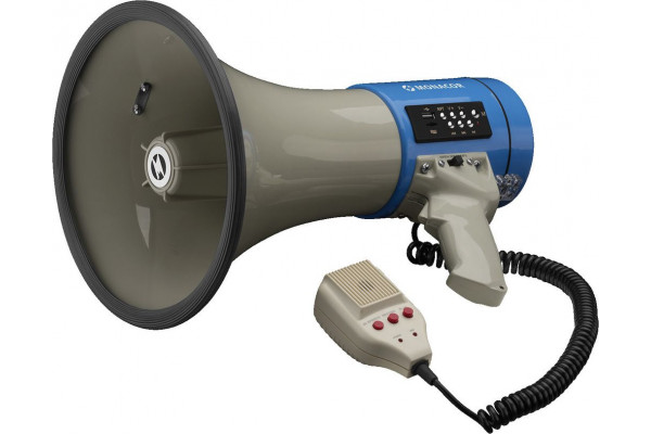 megaphone bleu