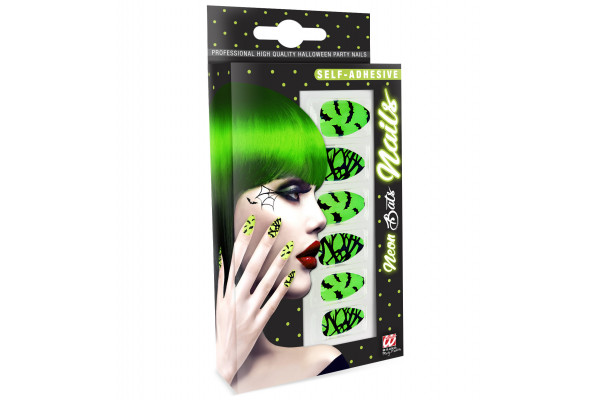 faux ongles fluo pack