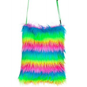 sac a main peluche arc en ciel
