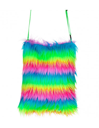 sac a main peluche arc en ciel