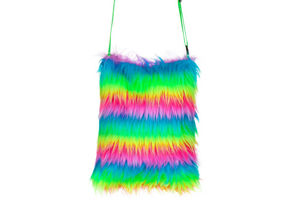 sac a main peluche arc en ciel