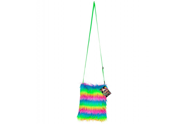 sac a main peluche arc en ciel effet