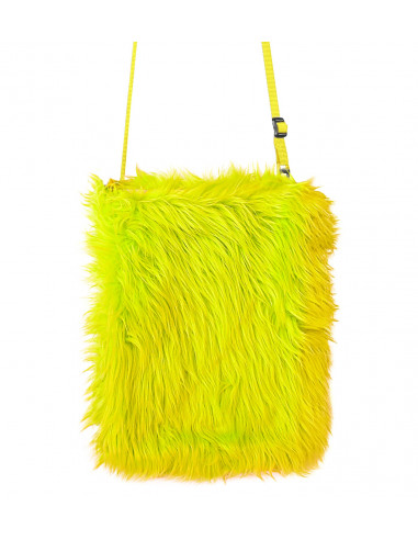 sac a main peluche jaune