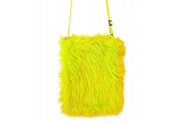 sac a main peluche jaune