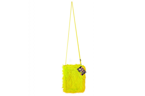 sac a main peluche fluo