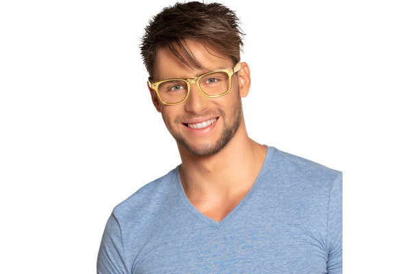 lunettes sans verre doree homme