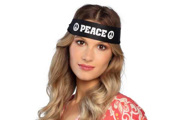 bandeau peace and love halloween