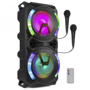 Karaoké enceinte 2 X 8", 900 W,