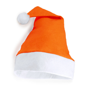 Bonnet de noël orange