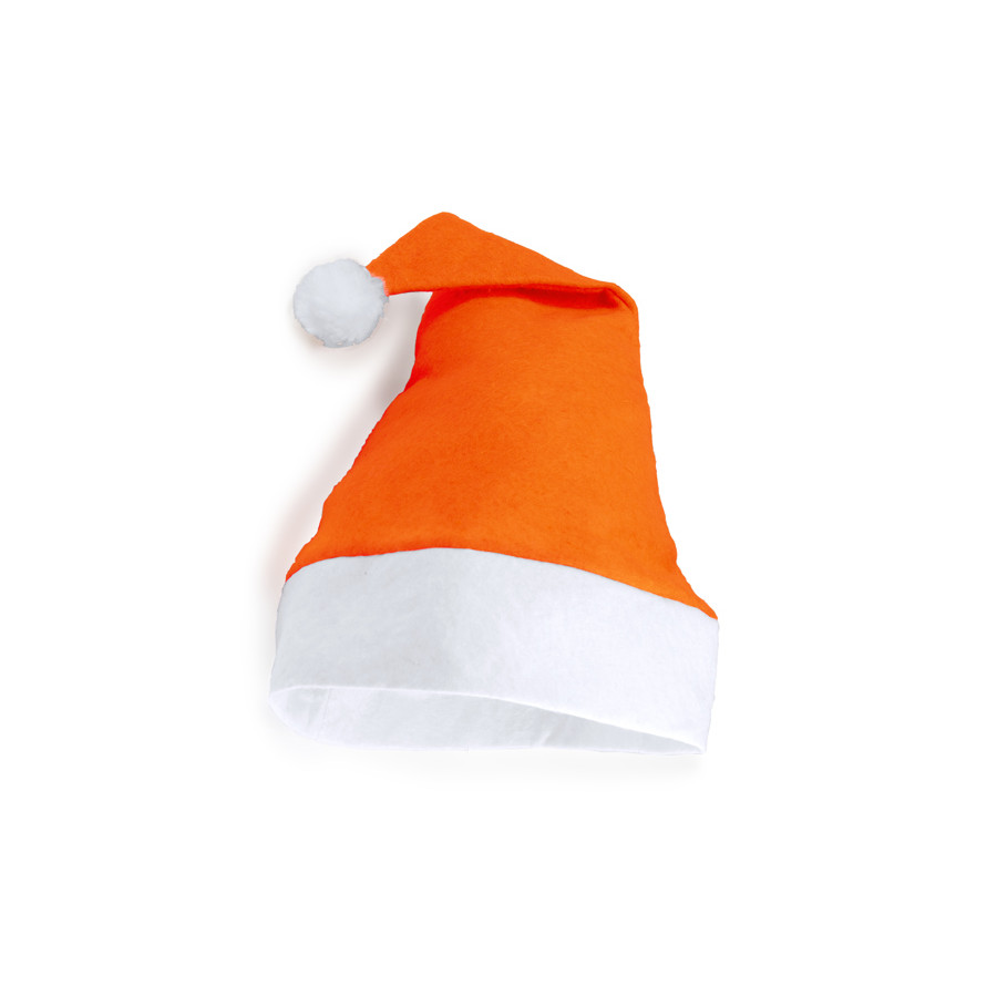 Bonnet de noël orange