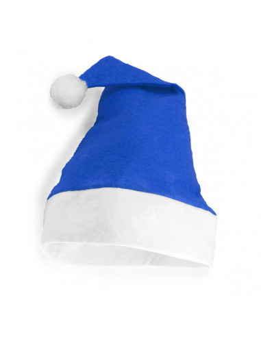 Bonnet de noël bleu