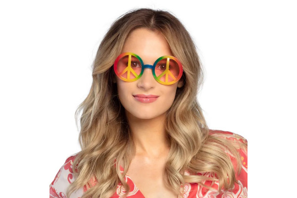 Lunettes Hippie multicolores femme