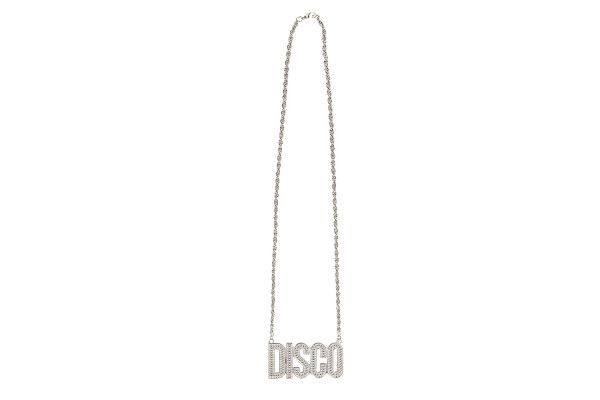 Collier Disco argent femme