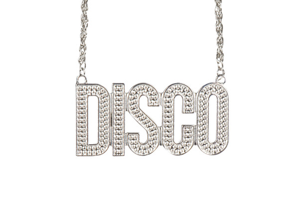 Collier Disco argent