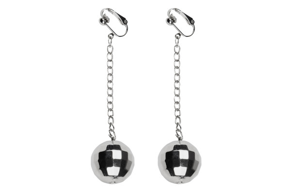 Boucles d'oreilles boule Disco