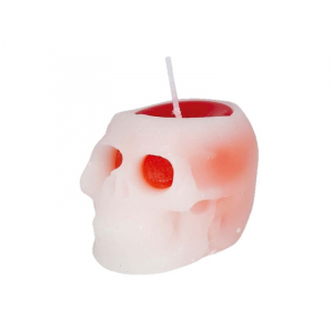 bougie tete de mort effet