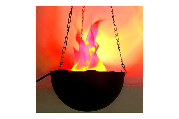 brasero led flammes suspendre halloween