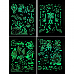 vitrophanie phosphorescent glow halloween