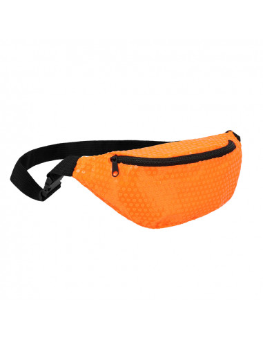 Sac banane Fluo paillettes oranges