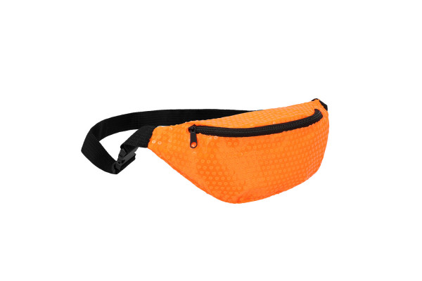 Sac banane Fluo paillettes oranges