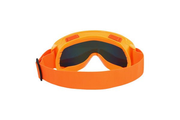 lunettes de ski orange fluo costume