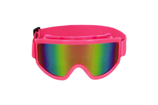 lunettes ski rose fluo