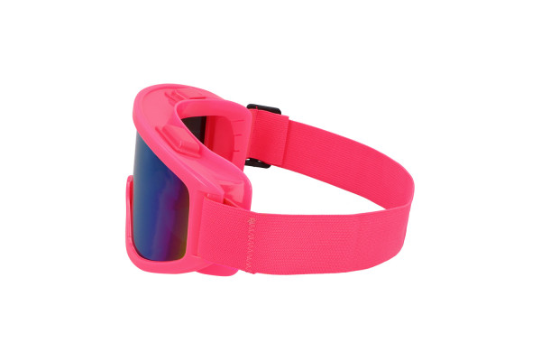 lunettes ski rose fluo party