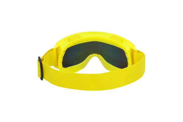 lunettes ski jaune fluo ajustable