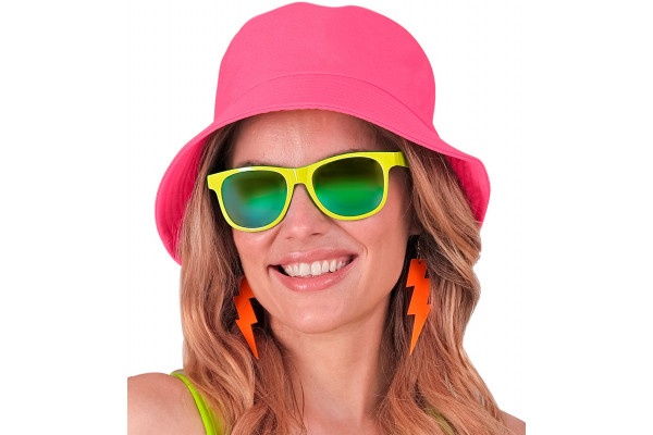 chapeau bob rose fluo  femme