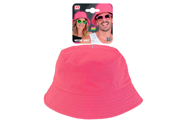 chapeau bob rose fluo pack