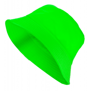 chapeau bob vert fluo