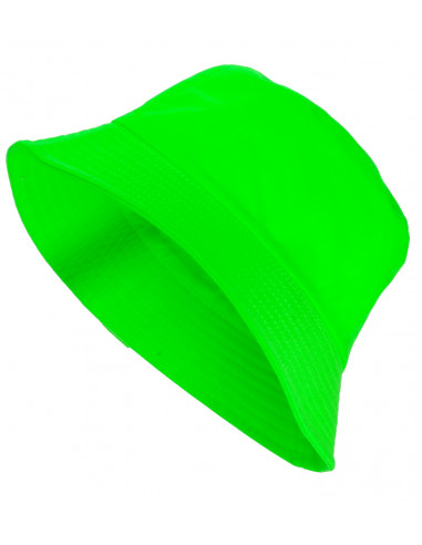 chapeau bob vert fluo