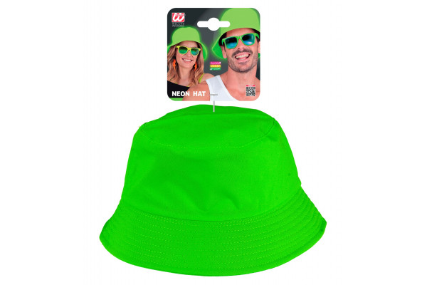 chapeau bob vert fluo pack