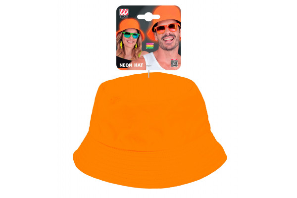 chapeau bob orange fluo pack