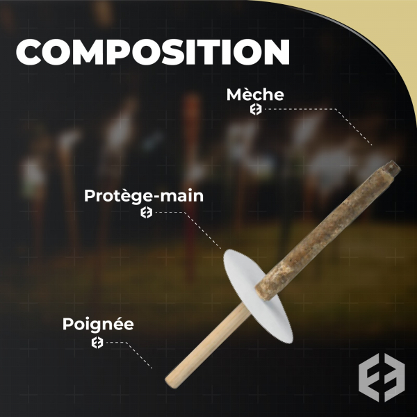 6 X Torches De Cire - Torche De Cire - Tour Still - Tour De Torche Randonnee Torche De Jardin