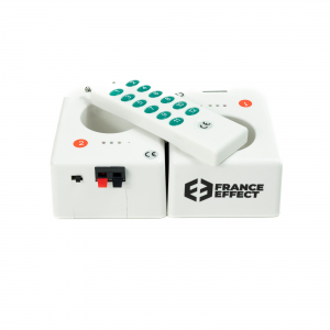 support jet de scène blanc